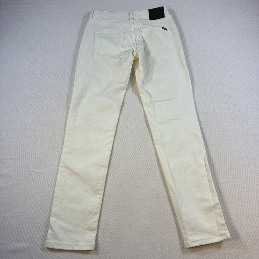 Big Star Katrina 812 Curve Off White Straight Leg Jeans Womens Size 28x30